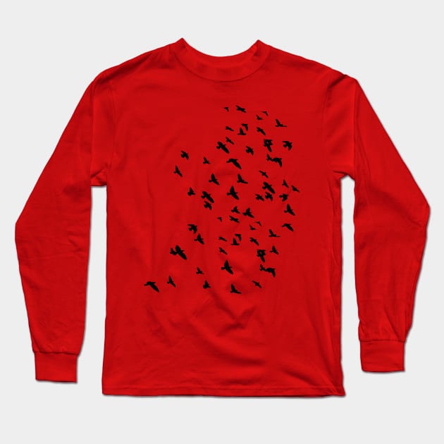 Flying birds Long Sleeve T-Shirt by CindyS